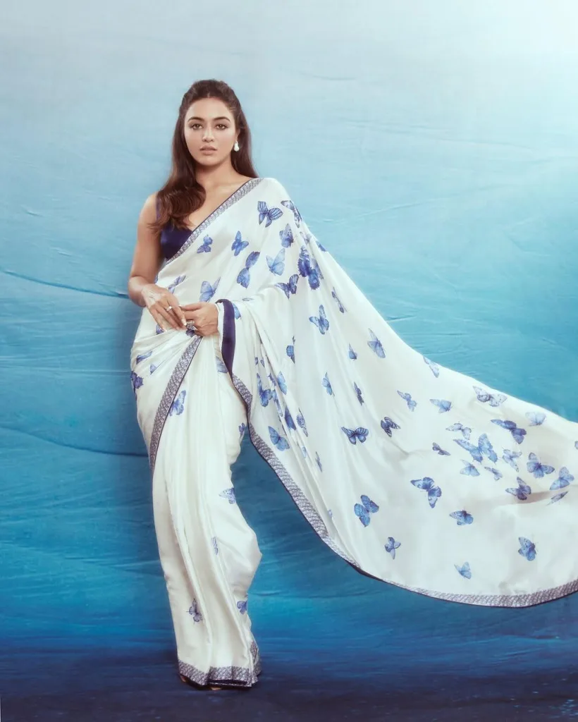 Wamiqa Gabbi's Butterfly Print Saree: A Whimsical Fashion Statement That Makes Hearts Flutter 1 Image
