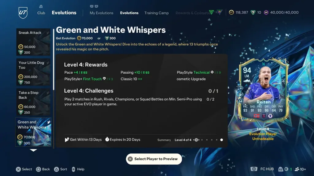 EA FC25 Green and White Whispers Evolution: Best Players, Upgrades, and Requirements Explained 2 Image