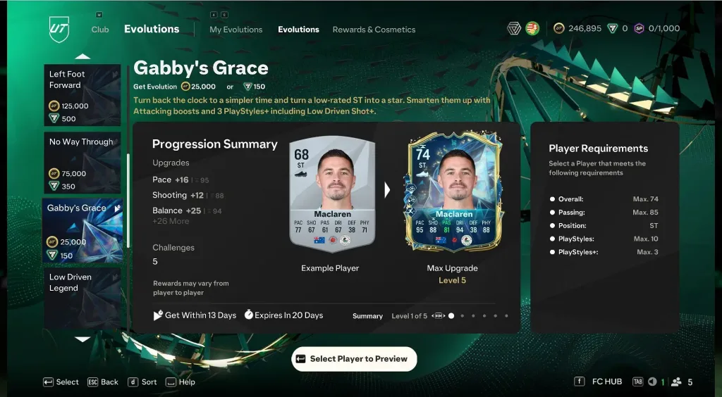 EA FC25 Gabby's Grace Evolution Guide: Transform Bronze & Silver Strikers Into Elite Attackers 2 image 458 EA FC25 Gabby's Grace Evolution Guide: Transform Bronze & Silver Strikers Into Elite Attackers