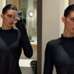 Kendall Jenner’s Black Bodycon Dress: How She Redefined Hotness and Set a New Standard!