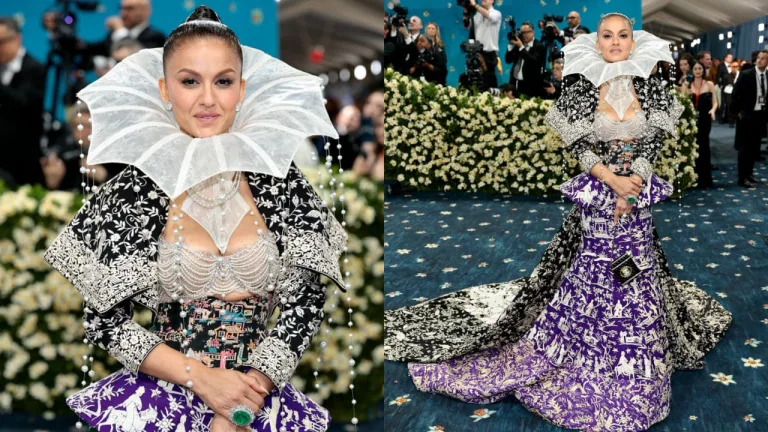 Natasha Poonawalla Met Gala 2025 Masterpiece: Parsi Gara Embroidery Meets Luxury in Manish Malhotra Creation