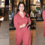 Sara Tendulkar’s Casual Chic: How Rustic Red Co-ords Redefined Effortless Celebrity Fashion for a Salon Day Out