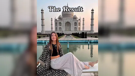 Taj mahal solo visit