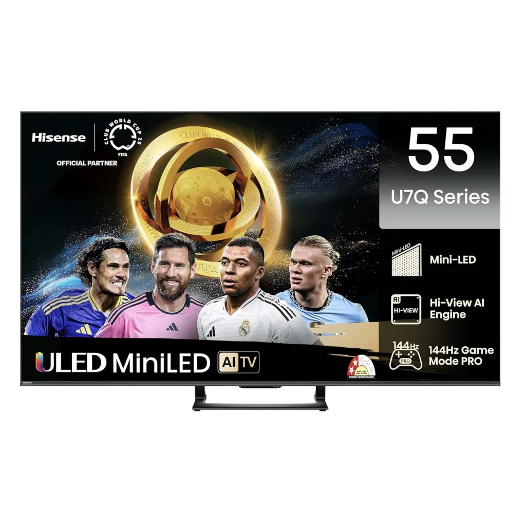 Hisense U7Q Mini-LED TV Launches in India: AI-Powered 144Hz Gaming Beast Starting at ₹59,999!