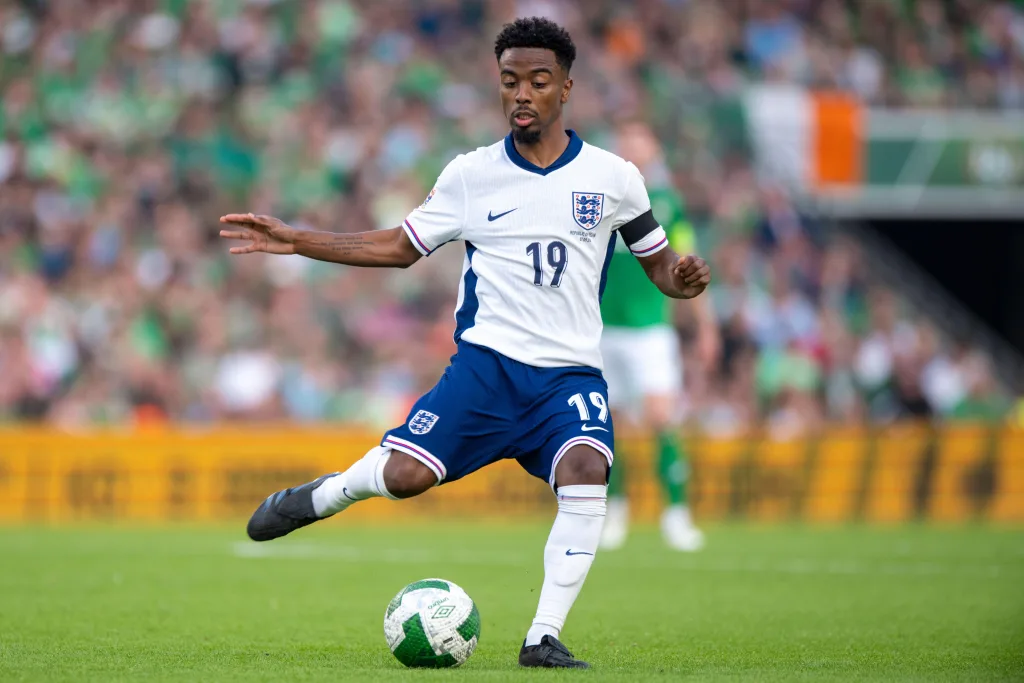 Dublin, republic of ireland. 07th sep, 2024. angel gomes of england during the uefa nations league, league b, group b2 match between republic of ireland and england at aviva stadium in dublin, republic of ireland on september 7, 2024 (photo by andrew surm