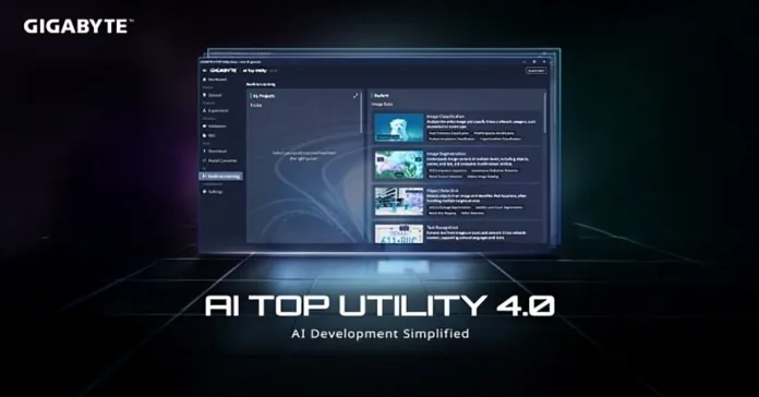 GIGABYTE Unveils AI TOP Utility 4.0 (1) Gigabyte unveils ai top utility 4.0 (1)