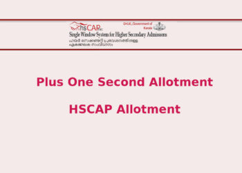 Kerala hscap second allotment result 1