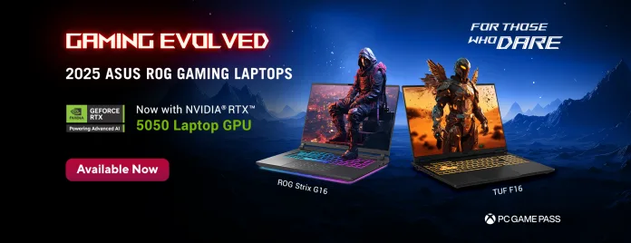 Launch KV (1) Launch kv (1)ASUS RTX 5050 Gaming Laptops: TUF Gaming F16 and ROG Strix G16 Now Available