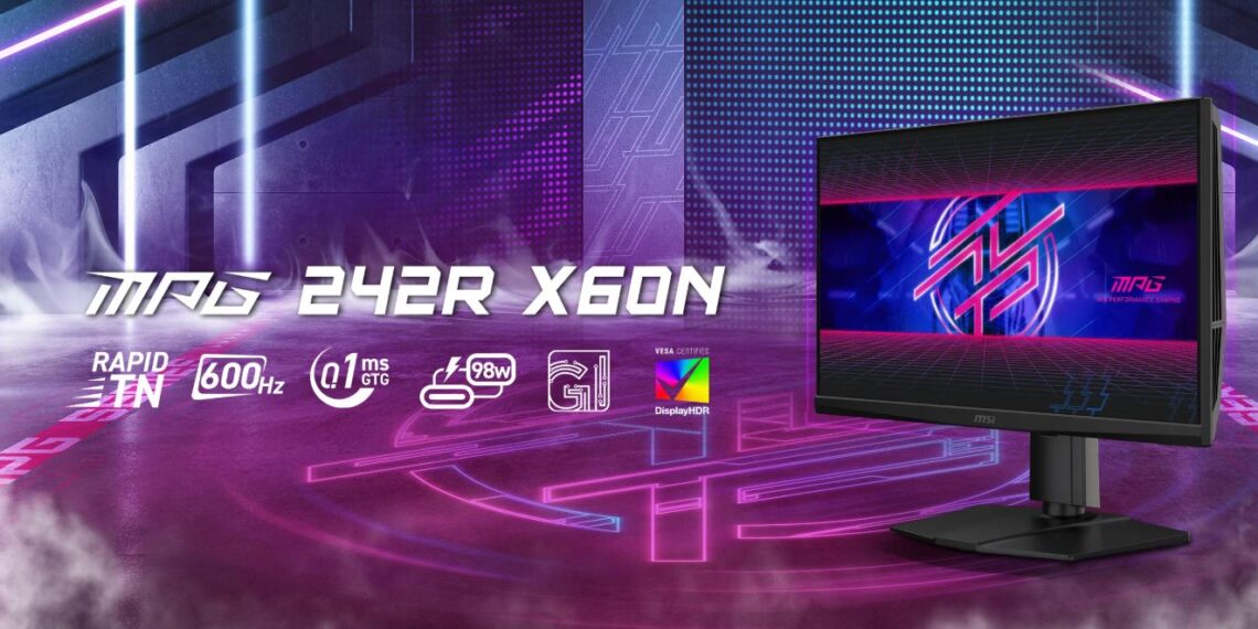 MSI MPG 242R X60N: 600Hz Gaming Monitor Revolution