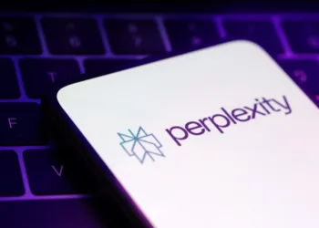 Billustration shows perplexity ai logo
