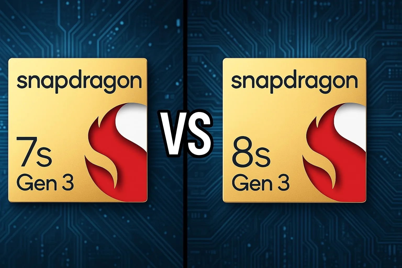 Qualcomm Snapdragon 7s Gen 3 vs 8s Gen 3