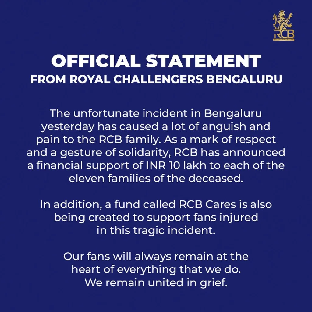 Bengaluru Tragedy Sparks BCCI Action