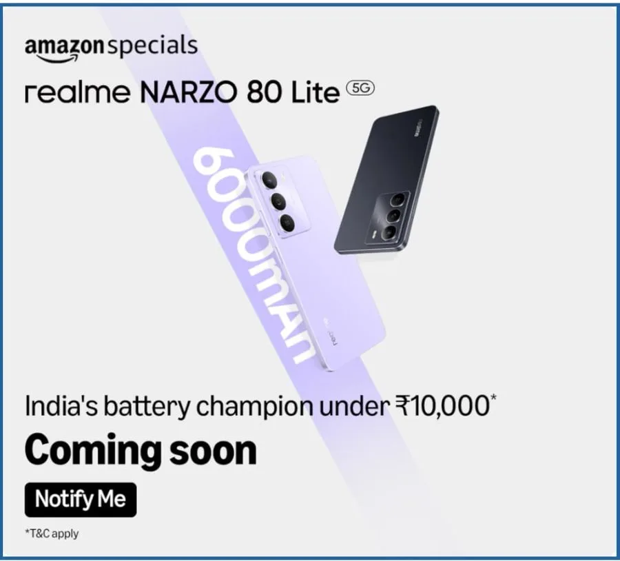 Realme Narzo 80 Lite