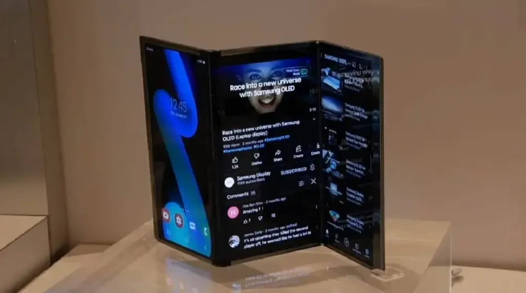 Samsung tri fold phone