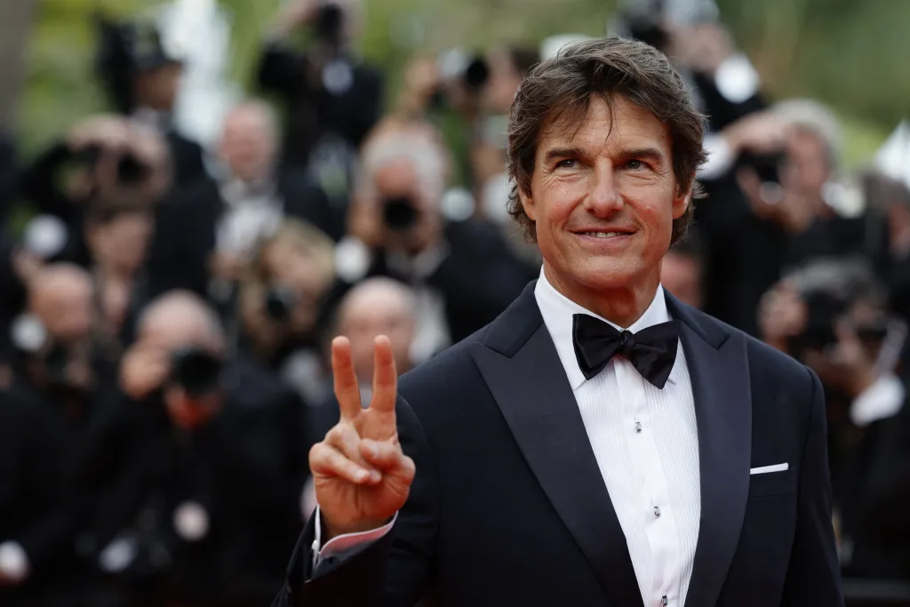 The 75th cannes film festival screening of film "top gun: maverick" out of competition red carpet arrivals