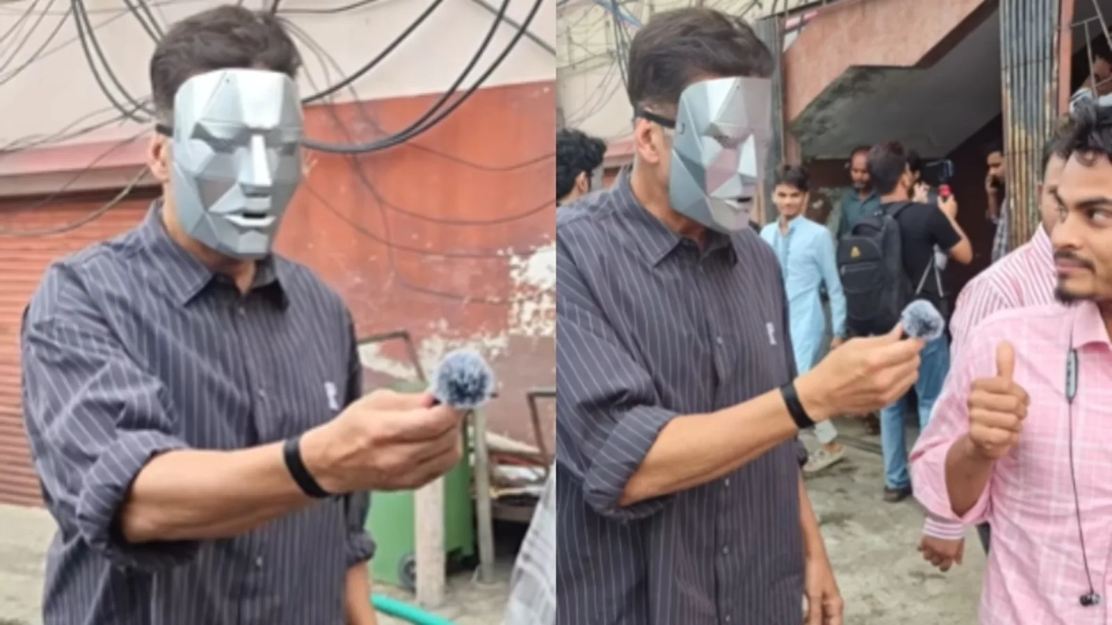 Akshay Kumar Goes Undercover with Killer Mask to Check Housefull 5 Public Reviews Outside Theatre – Viral Video