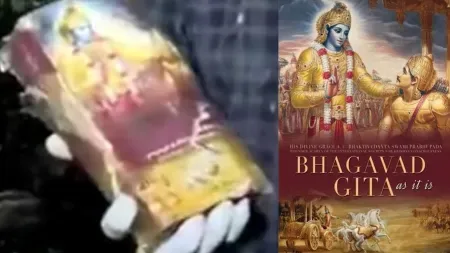 Bhagavad Gita Found Unburned in Air India Crash Debris: A Divine Miracle Amidst Ahmedabad Tragedy 3 Image