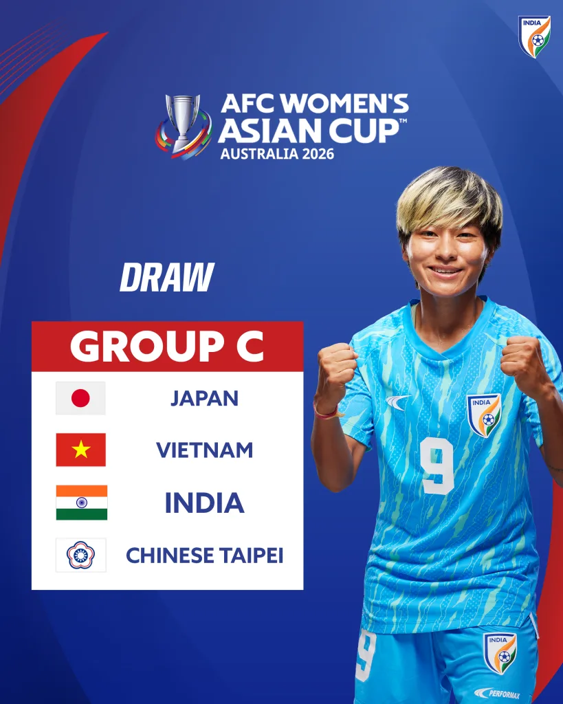 Indian Football Women's Team Draws Tough AFC Women's Asia Cup 2026 Group with Japan and Vietnam 1 Afc women's asian cup australia 2026 group c