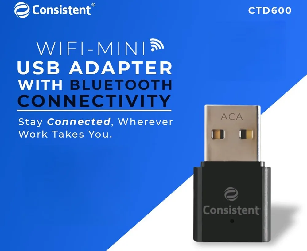 Consistent Launches 600 Mbps Wi-Fi USB Adapter at ₹1,999 1 Consistent