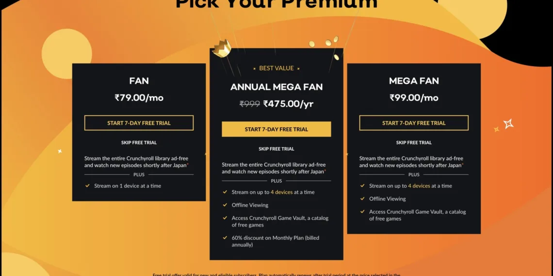 Crunchyroll price drop