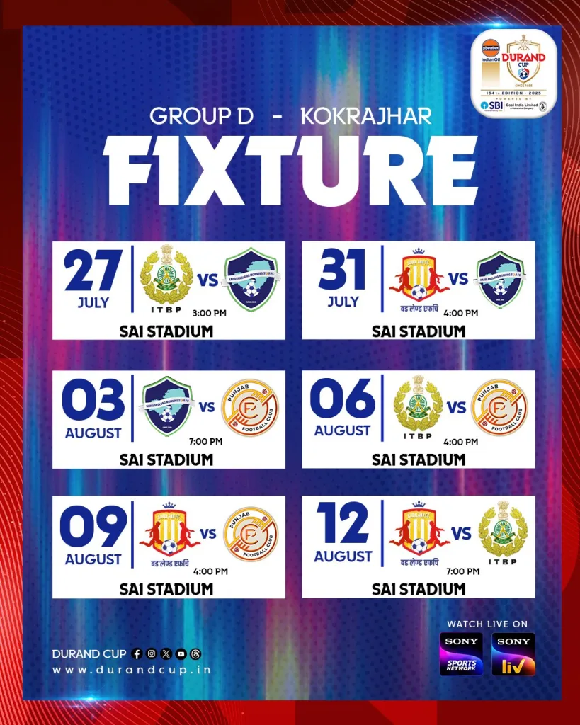 Durand cup 2025 group d