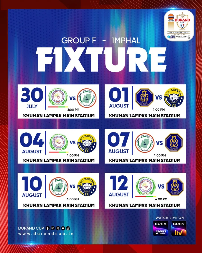 Durand cup 2025 group f