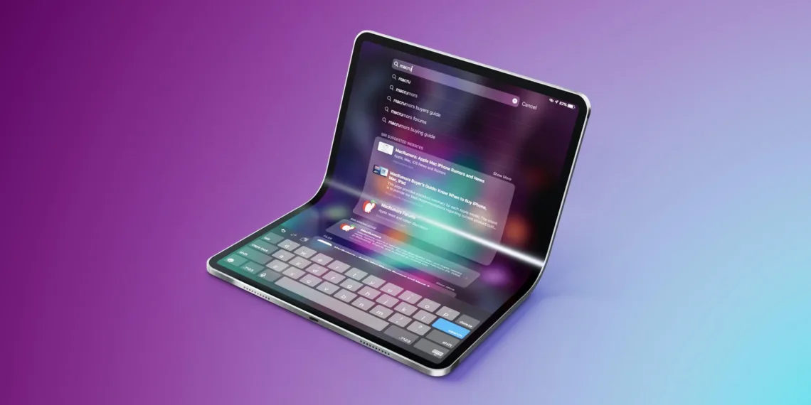 Foldable ipad