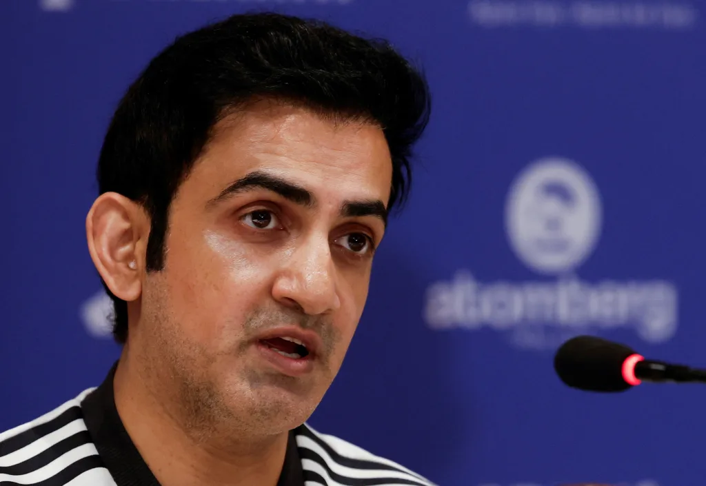 Gautam Gambhir Sparks Controversy in Heated Confrontation with Oval Groundsman Before England vs India 5th Test 1 Press conference ahead of the indian cricket team's upcoming tour of sri lanka, in mumbai