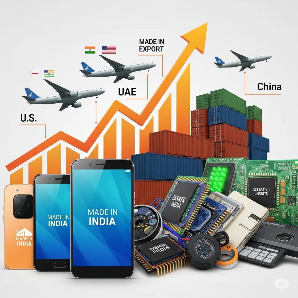 India's Electronics Exports Surge to $12.41 Billion in Q1 FY26: USA Dominates with 60% Share 1 India's Electronics Exports Surge to $12.41 Billion in Q1 FY26: USA Dominates with 60% Share