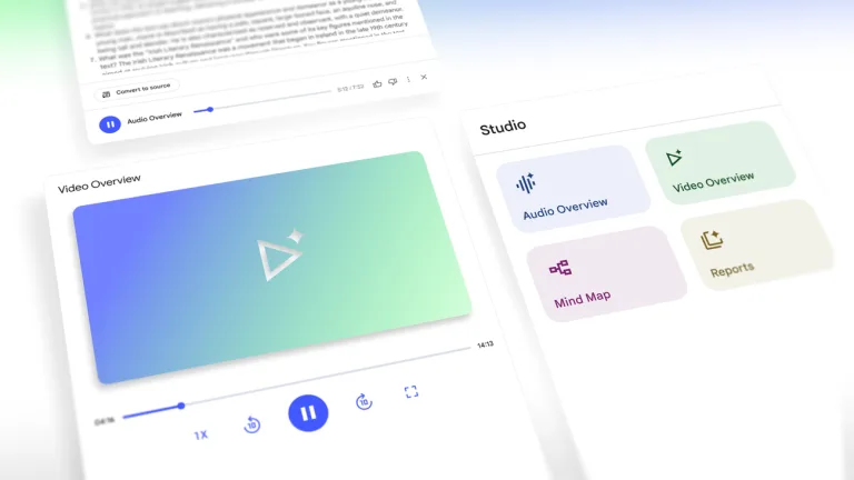 Google NotebookLM Gets Video Overviews & Enhanced Studio Panel