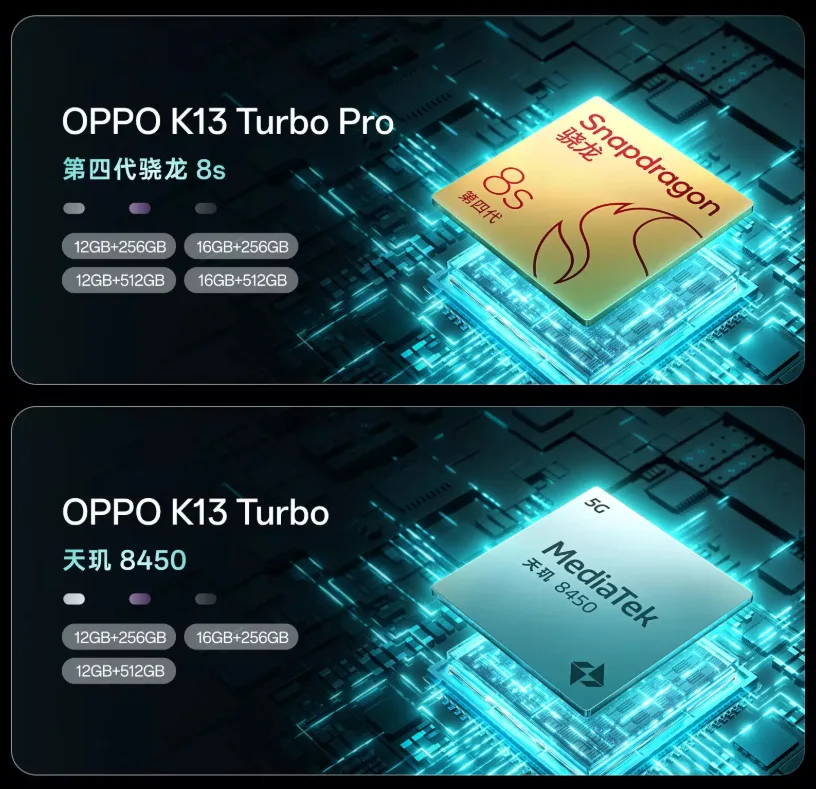 Upcoming Oppo K13 Turbo Pro vs K13 Turbo: Gaming-Focused Powerhouses Compared