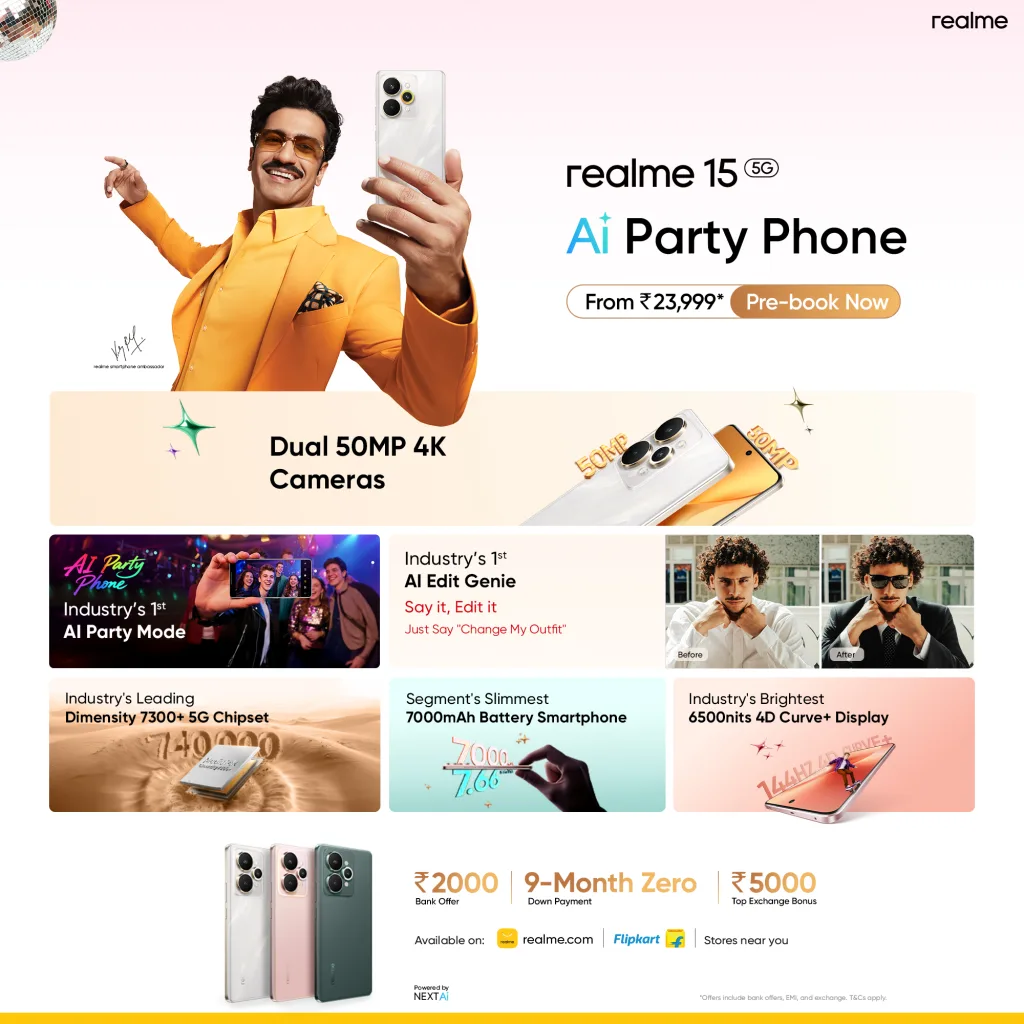 Realme 15 Series Launched: India's First Snapdragon 7 Gen 4 Phone & Massive 7000mAh Battery 2 Realme 15 Series Launched: India's First Snapdragon 7 Gen 4 Phone & Massive 7000mAh Battery