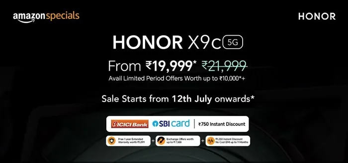 Honor X9c 5G Launches in India at ₹19,999 - Key Features 3 Honor x9c 5g 2