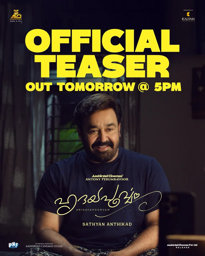 Hridayapoorvam teaser