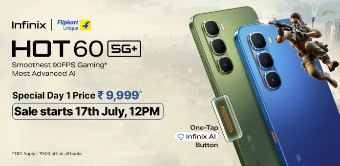 Infinix HOT 60 5G+ Sale Infinix hot 60 5g+ sale