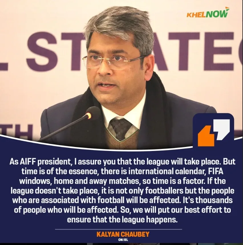 AIFF President Kalyan Chaubey Guarantees ISL 2025-26 Season Will Proceed Despite MRA Standoff 2 Kalyan chaubey on isl
