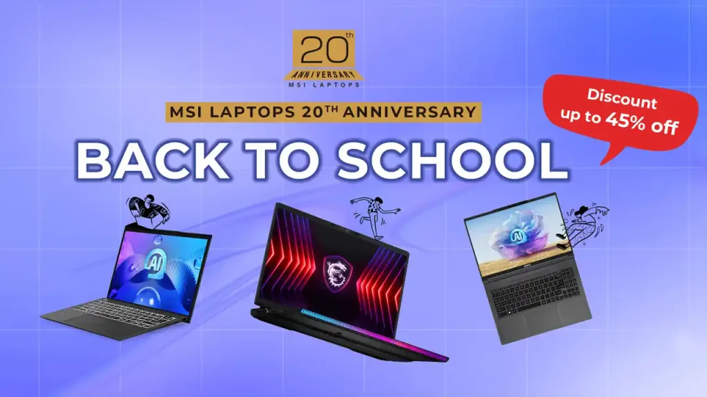 MSI Prime Day 2025: Gaming Laptop Deals & Back-to-School Offers 1 MSI Prime Day