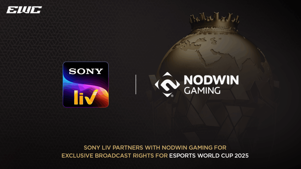 NODWIN Gaming Partners with Sony LIV: Esports World Cup 2025 Streaming Rights Secured for India