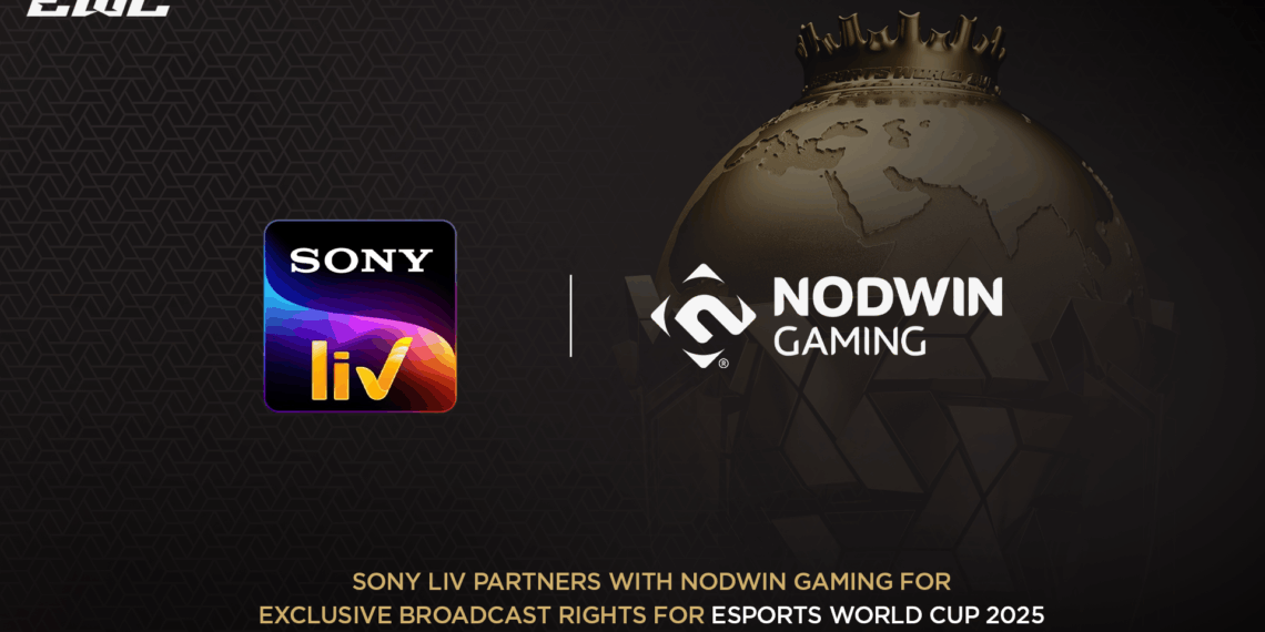 NODWIN Gaming Partners with Sony LIV: Esports World Cup 2025 Streaming Rights Secured for India