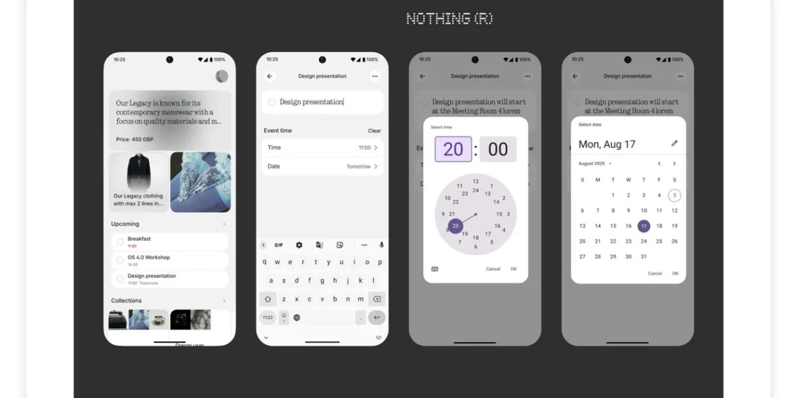 Nothing essential space