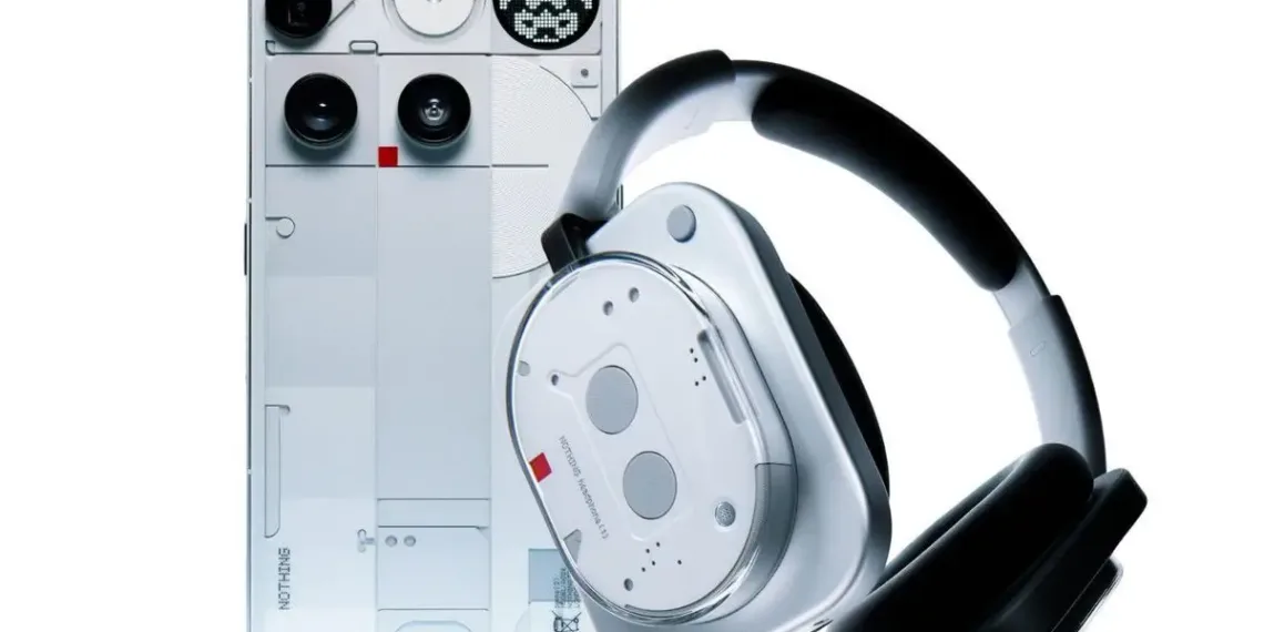 Nothing phone 3 and headphone 1