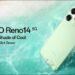 Oppo reno14 mint