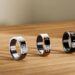 Pebble halo smart ring