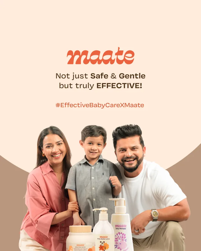 Post_Effectivebabycare_v2 Suresh & Priyanka Raina Challenge Parents: "Gentle & Safe Isn't Enough" in Maate's Bold New Campaign