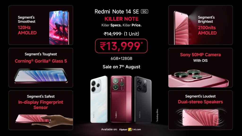 Xiaomi Redmi Note 14 SE 5G Launches at ₹13,999 Best-Ever Price 2 Redmi note 14 se 5g 4