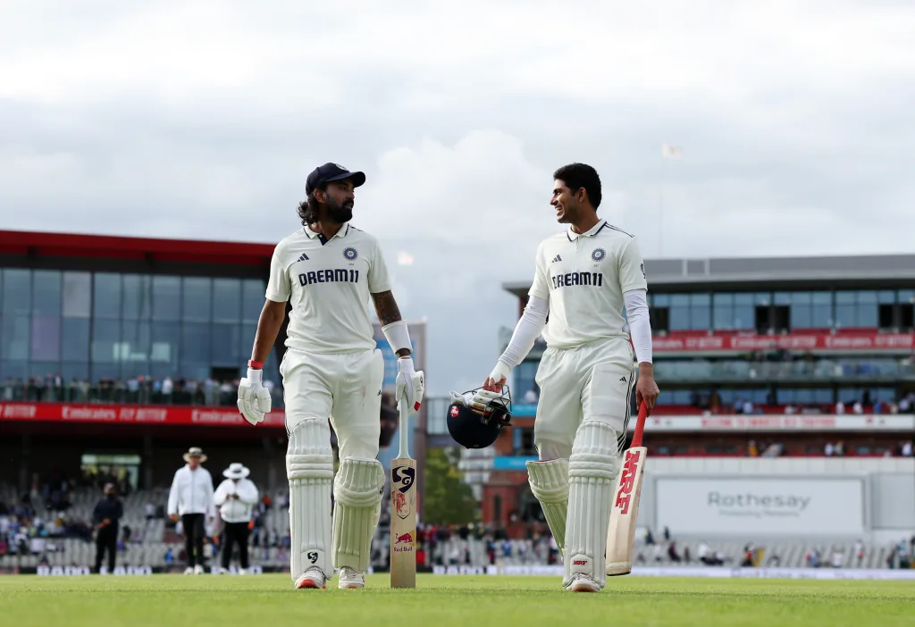 England vs India 4th Test Day 5: Match Report as Gill, Jadeja, Sundar Anchor India to Stubborn Draw at Old Trafford 2 Shubman gill and kl rahul