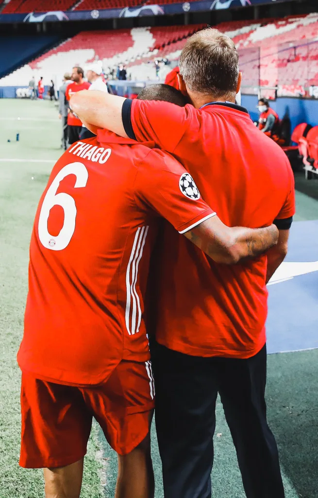 Thiago alcantara and hansi flick
