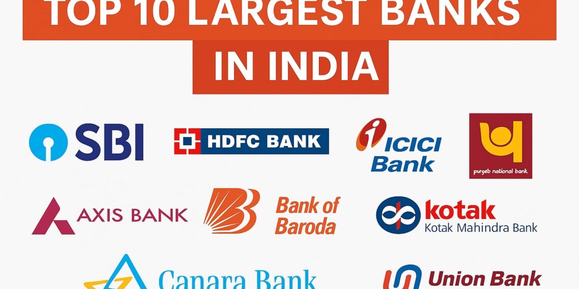 Top 10 largest banks in india
