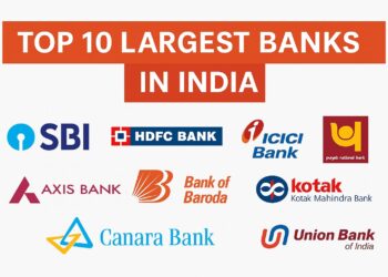 Top 10 largest banks in india