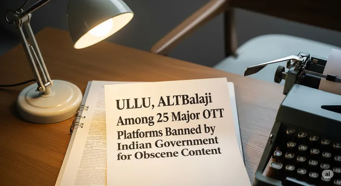 ULLU, ALTBalaji Among 25 Major OTT Platforms Banned by Indian Government for Obscene Content Ullu, altbalaji among 25 major ott platforms banned by indian government for obscene content
